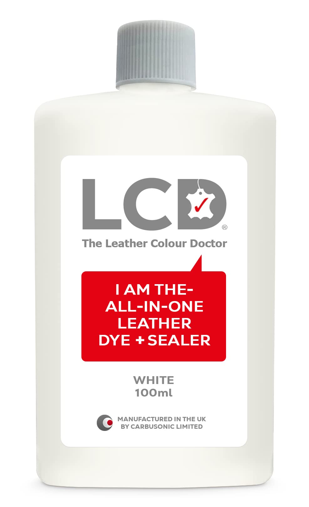LCD All-in-One Leather dye & Sealer - Repair & Restore Paint, Permanent Colour for Sofas, Shoes, Handbags, Clothing, self Sealing 100ml by The Leather Colour Doctor (Grey) — view 34