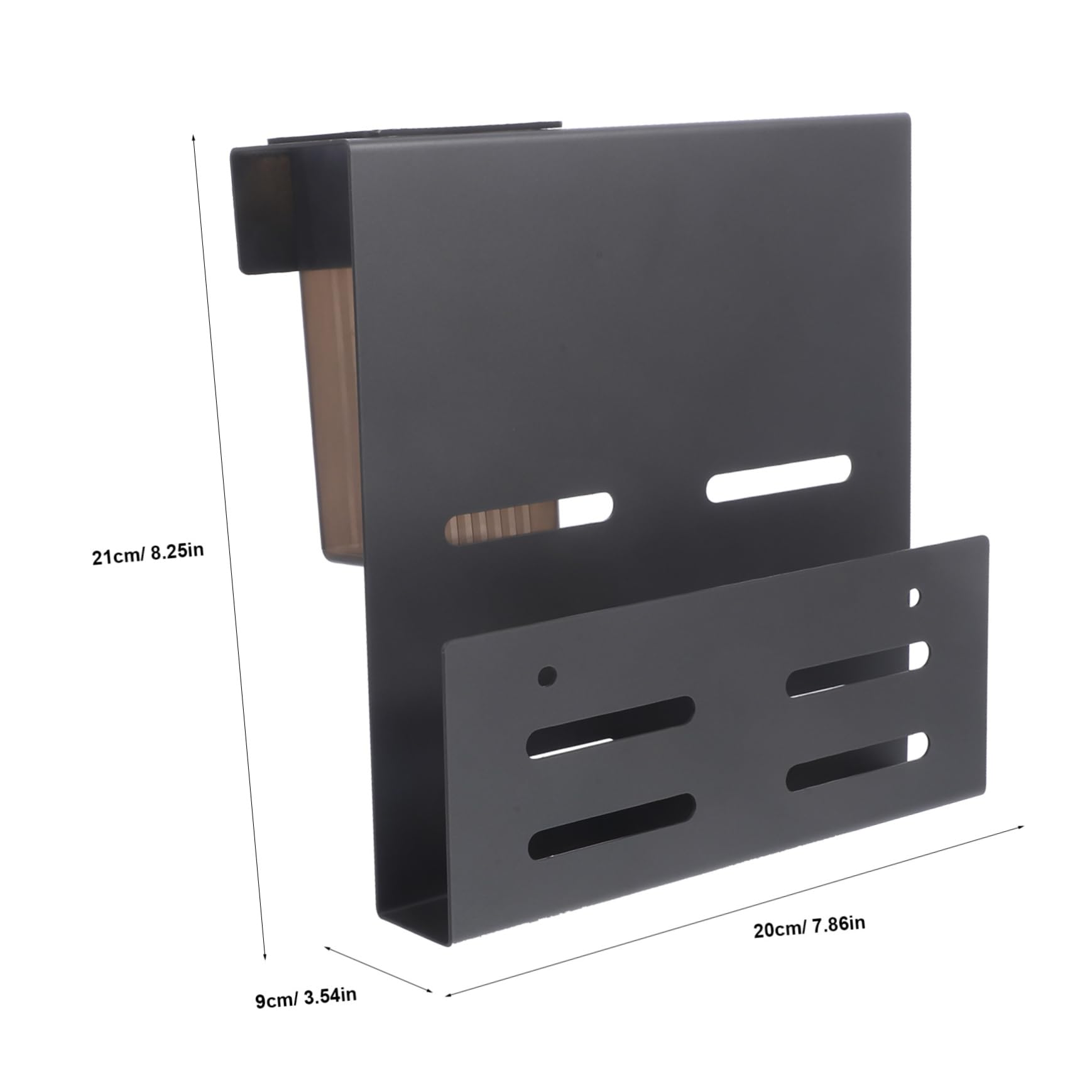 SOLUSTRE Wall Mounted Kitchen Utensil Rack Multi Functional Spoon Holder Cutting Board Holder Resistant Design for Space Saving Storage for Forks Knives