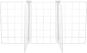 Generic Chest Freezer Organizer Divider Metal Wire Freezer Shelf Separator with 6 Compartments 61X41X32Cm