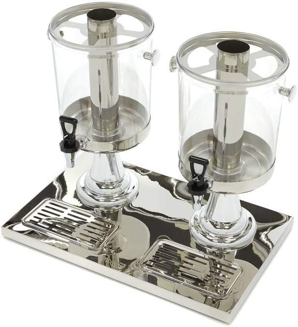 Assembled Maxima Beverage Dispenser with cooling tubes and drip trays
