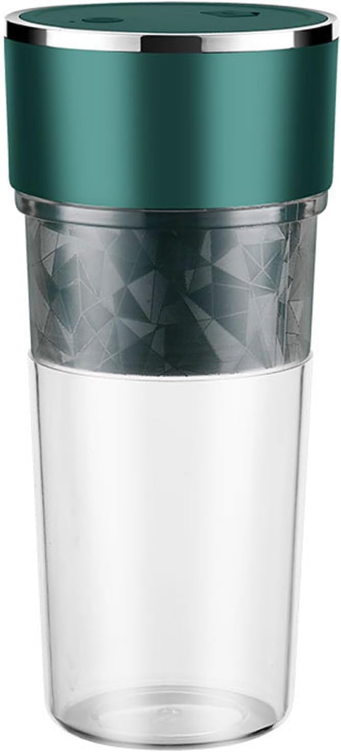 Portable Fruit Juicer Electric Blender, USB Charging Multifunctional Mixer for Smoothies Shakes Home Office Travel PC Food Grade Plastic 400mL Capacity