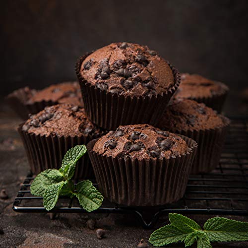 Eoonfirst Standard Size Cupcake Liners Halloween Party Baking Cups 100 Pcs (Black) #TOP5