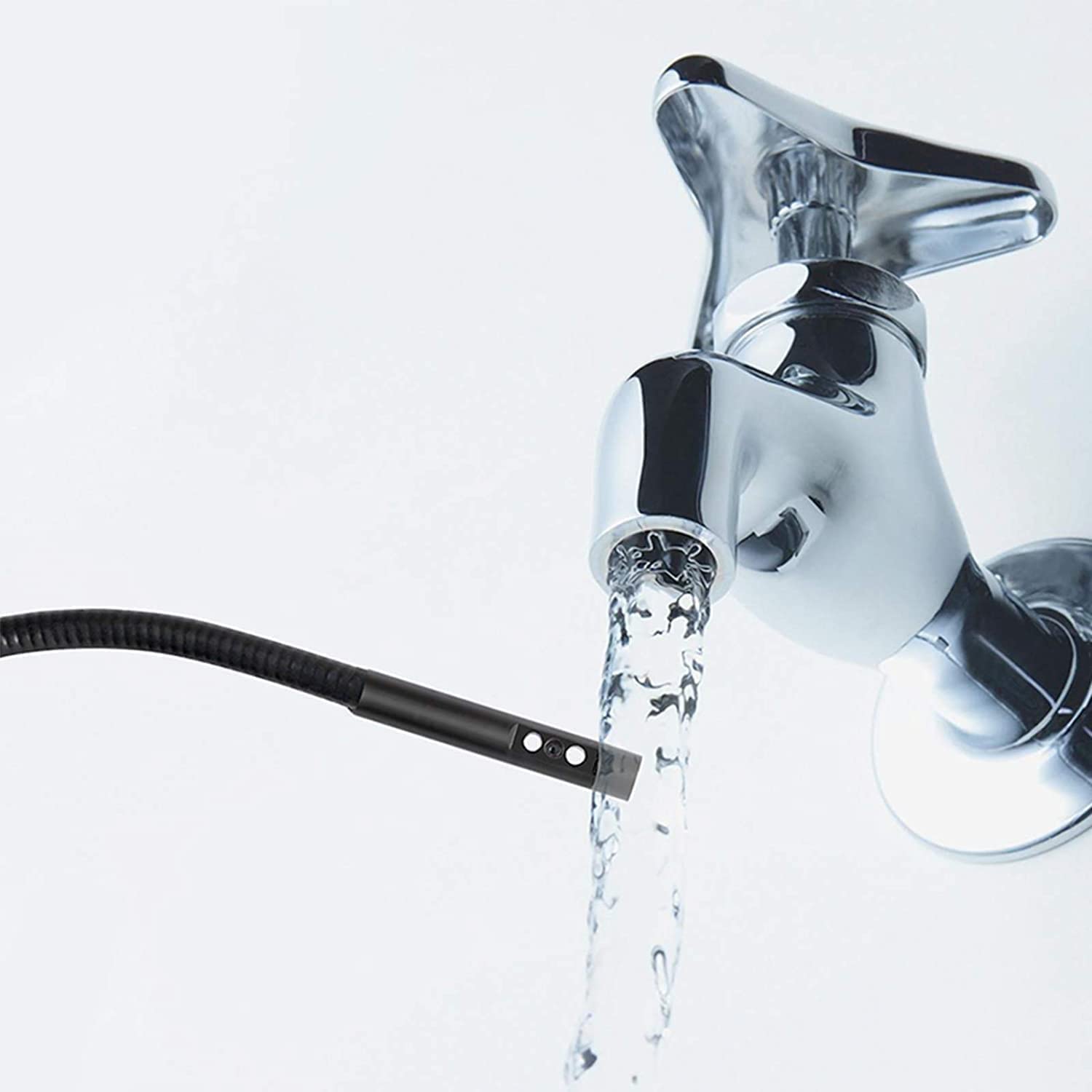 Endoskopy techniczne Endoskop 5.5mm kamera inspekcyjna z dwoma obiektywami 4.3 calowy ekran wodoodporny boroskop do kontroli kanalizacji samochodowej, 20m diagnostyczne