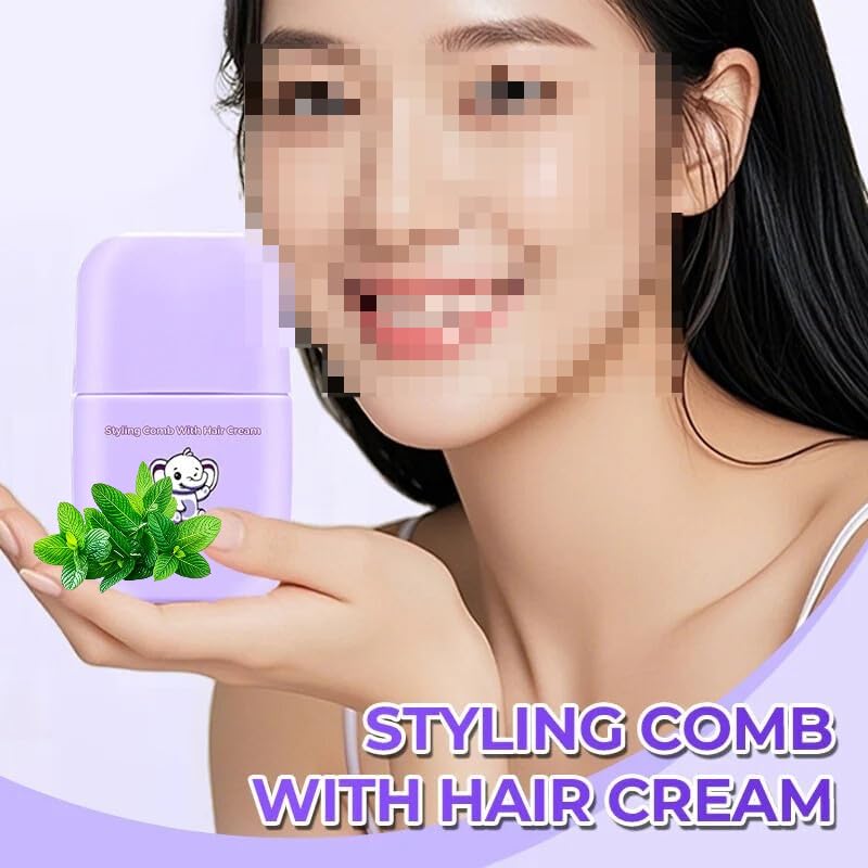 Peine con cera para cabello 80ml, 2 piezas miniatura 2