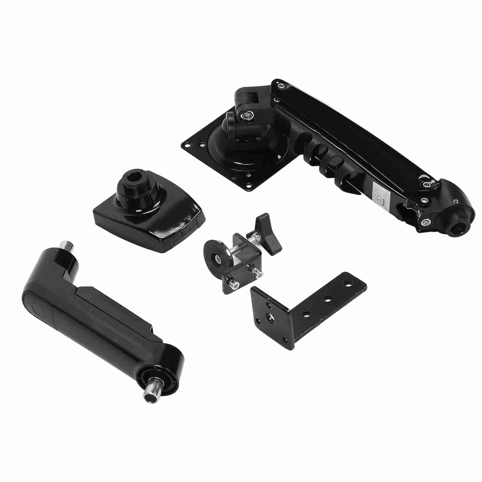 Supporto per Monitor Singolo, Supporto da Scrivania Regolabile per Monitor per Monitor da 17 a 30 Pollici, con Clip, Supporto da Scrivania per Monitor per Impieghi Gravosi, Può