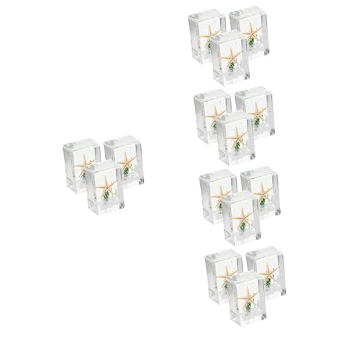 Mobestech 15 Pcs Resin Crafts Mariposas Decorativas para Pared Decor for Table Upholstery Trim Silicon Molds Resin Ocean Animals for Home Indoor