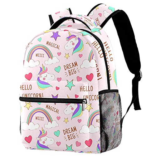 Sac à dos voyage licorne rose : cadeau enfant utile