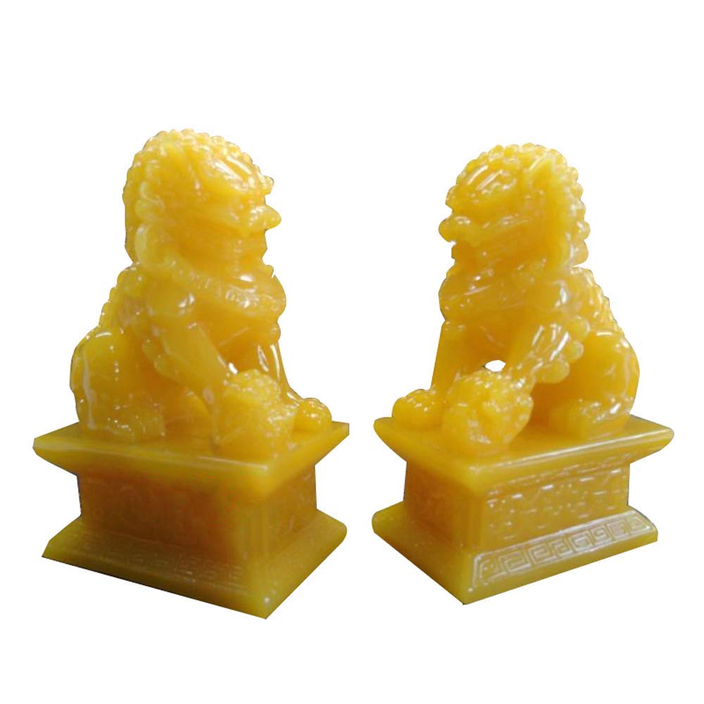 Statues chiens Fu Feng Shui pour apporter la bonne chance dans votre salon