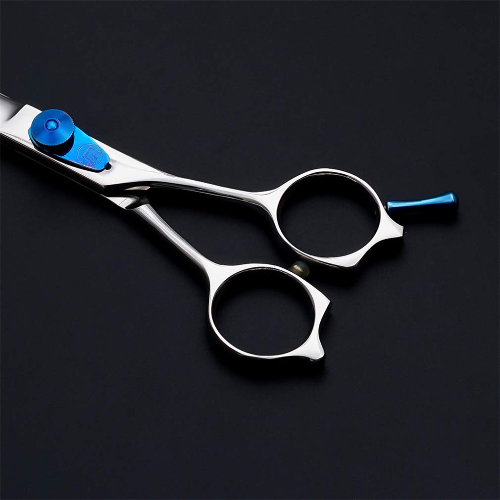 7.0 inch Governare Dell'animale Domestico Forbici, in Acciaio Inox Professionale Diritta Scissor Cesoie Governare Dell'animale Domestico con Vite di Regolazione, per Pet Barber Shop