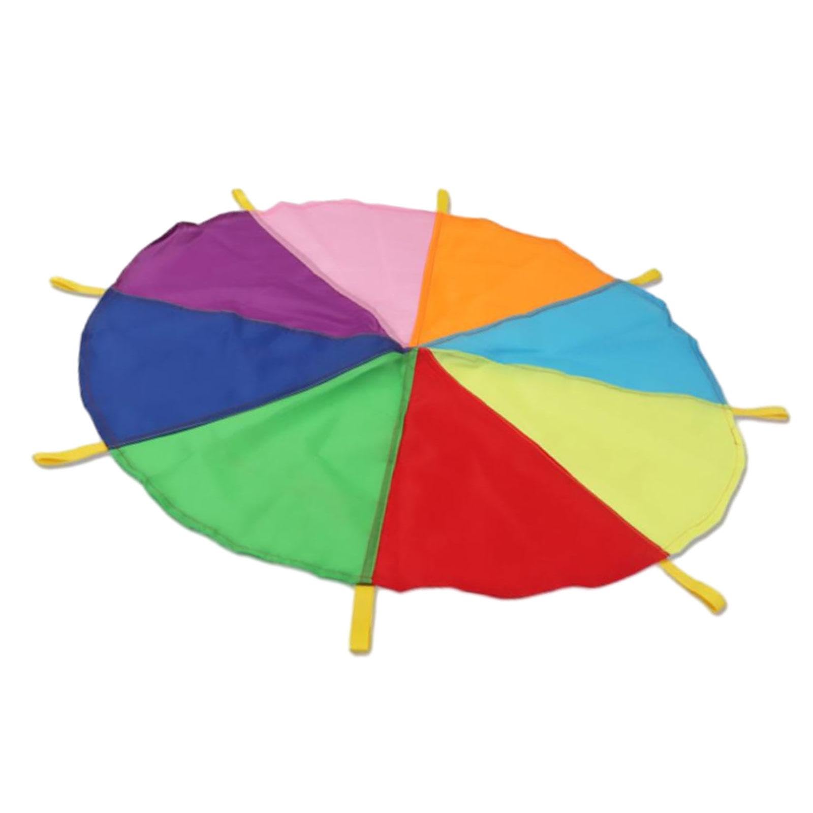 Paracadute Arcobaleno Giocattolo, Giocattolo per L'apprendimento Sensoriale, per Lo Sviluppo Sensoriale, Ombrello Colorato, Giocattolo