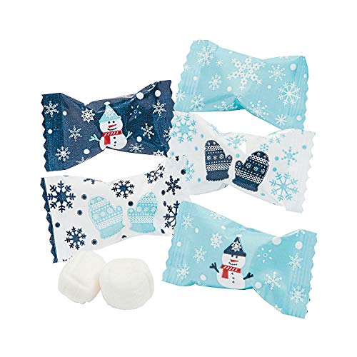 Fun Express Butter Mints Bulk Individually Wrapped - 108 Christmas