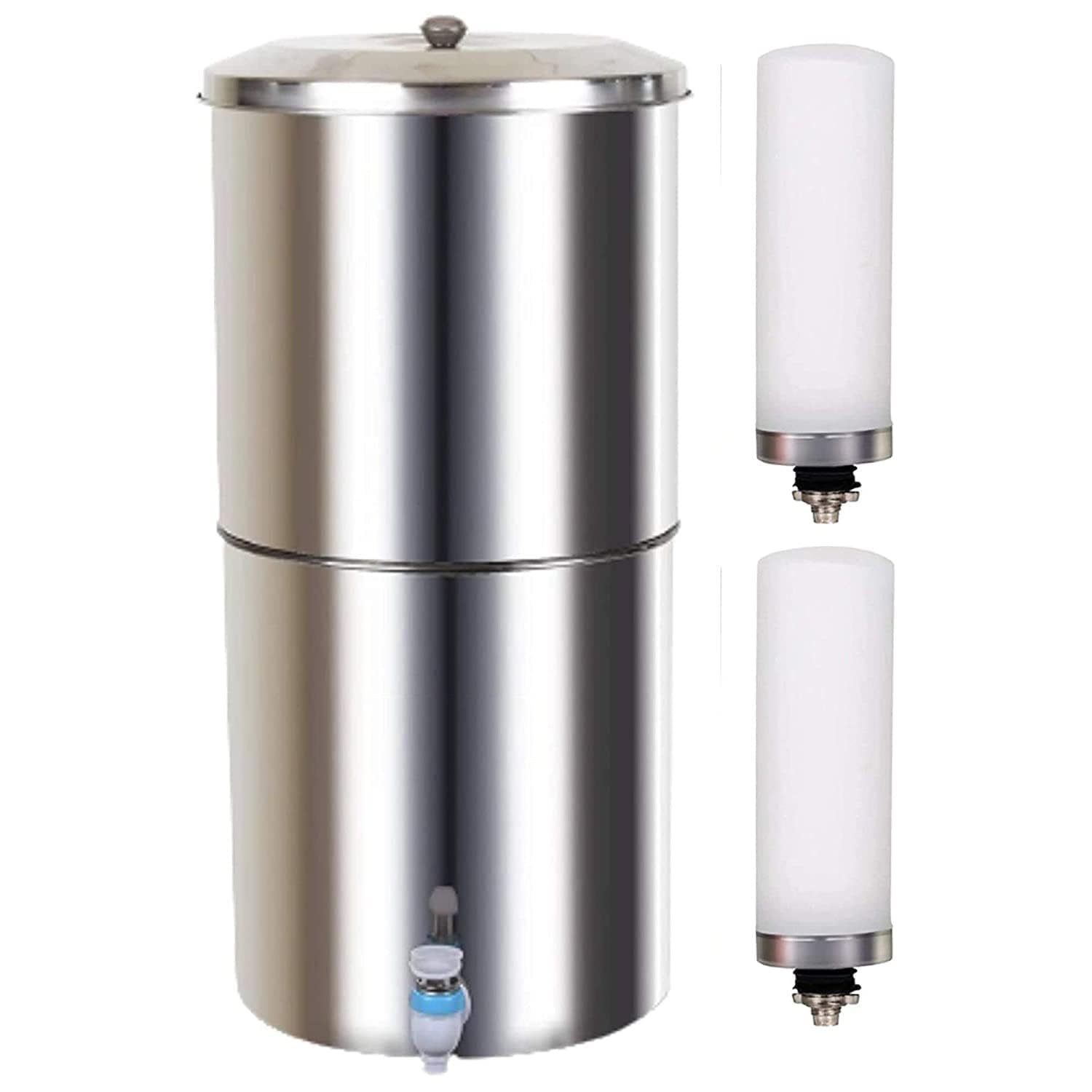 ARADHY ARADHY Stainless Steel Non-Electric Water Filter and Purifier With (24 21 16 28) Ltr Capacity Includes 2 Water Filter Candles (16 with 3 Ceramic Filters) (B0DG2JQJ4C) Amazon Price History, Amazon Price Tracker