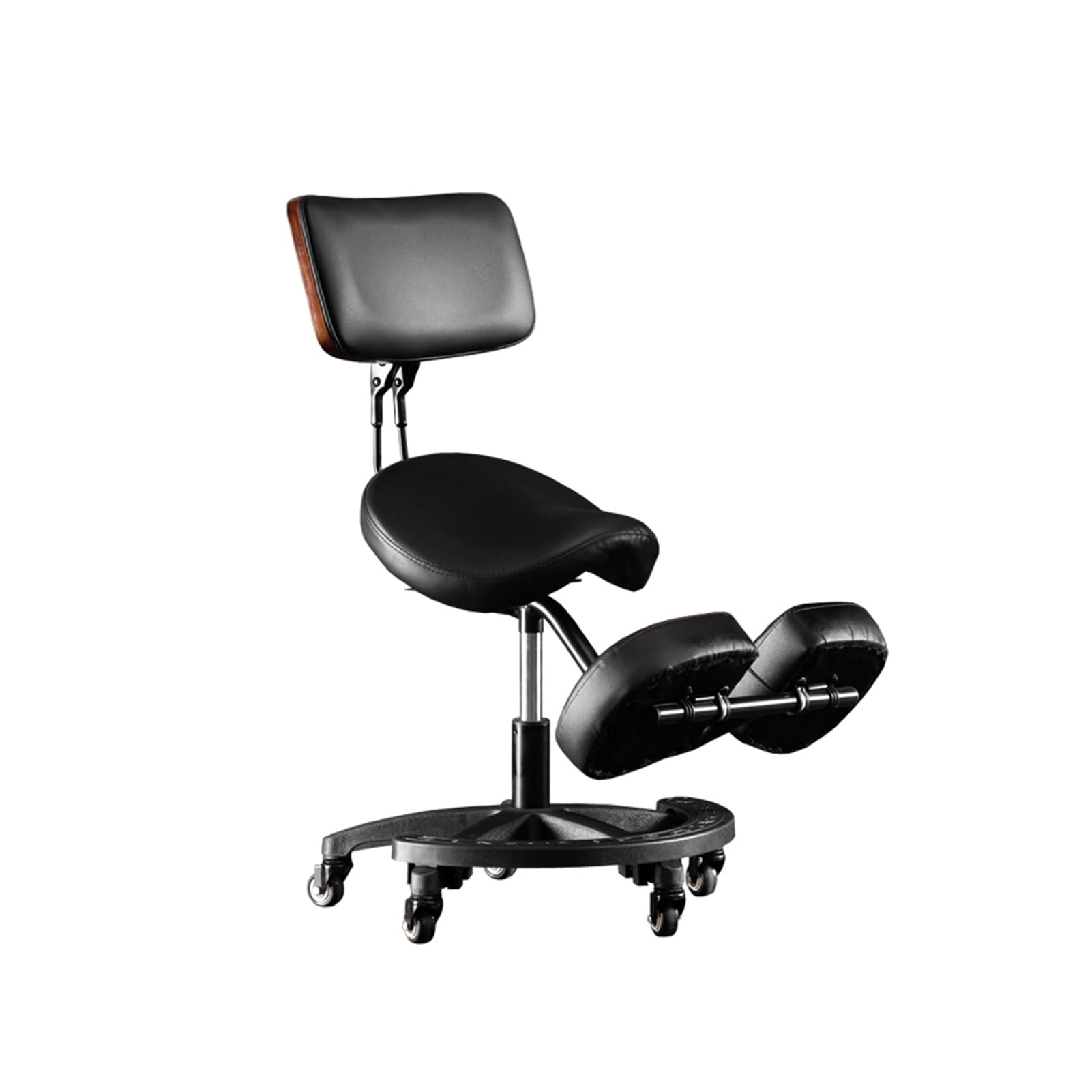 Genérico Silla ergonómica Profesional de Rodillas, con Equilibrio Variable, Altura Ajustable for Mejorar la Postura y la circulación de Las piernas.