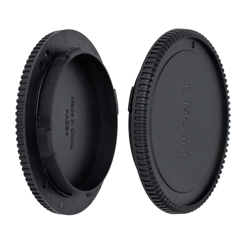 JJC Bouchon de Protection Frontal + Protège-Objectif Arrière pour Leica SL3, SL2, SL, TL, T, CL, Panasonic S1 S1R S1H S5 S5II S5