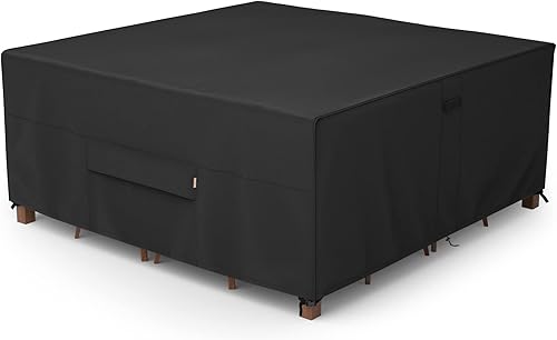 MR. COVER Funda para mesa de exterior, fundas para muebles de patio, impermeables, resistentes, 56 pulgadas de largo x 56 pulgadas de ancho x 30 disponible en Yaxa Colombia