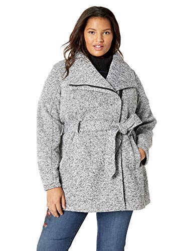light grey wrap coat
