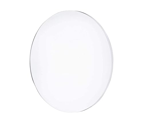 Marketing Holders Disco redondo de plexiglás de acrílico transparente de 4 pulgadas, disco redondo de 12 pulgada de grosor, proyectos de bricolaje,