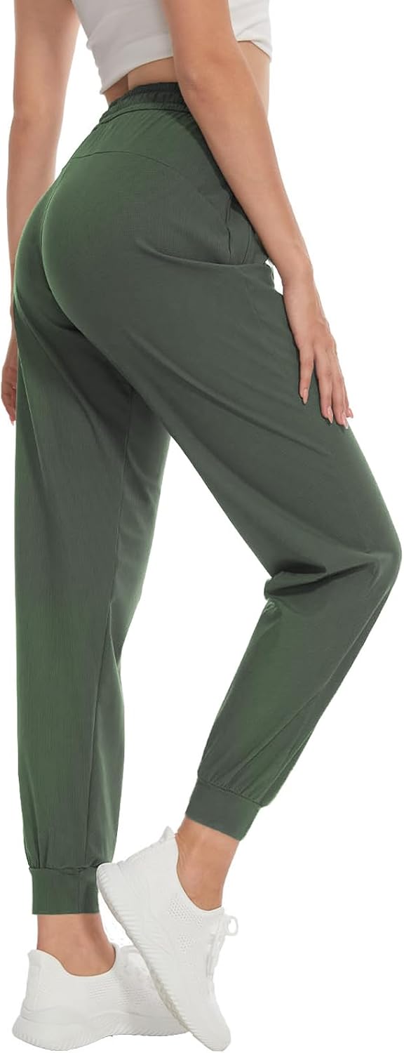 SEVEGO Women's 30"/32"/34"/36" Tall Inseam Joggers Lightweight Sweatpants Zipper Pockets Athletic Workout Lounge Pants - Image 2