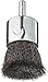 Weiler 10009 1" Crimped Wire End Brush, .006" Steel Fill, Made in the USA