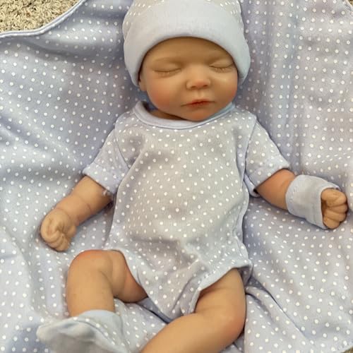 Muñeca de silicona OtardDolls 10 pulgadas cuerpo completo suave miniatura 4