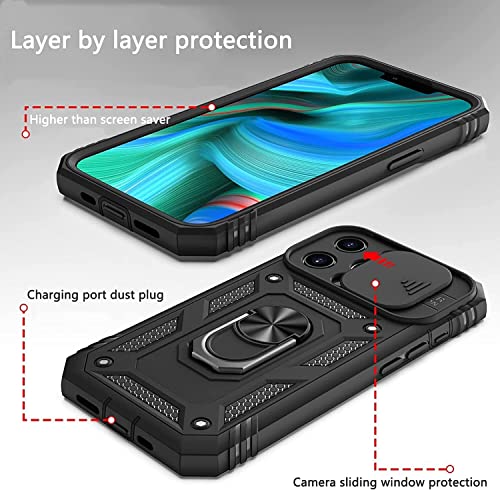 Coque iPhone 13 antichoc évite les rayures de caméra et les chutes
