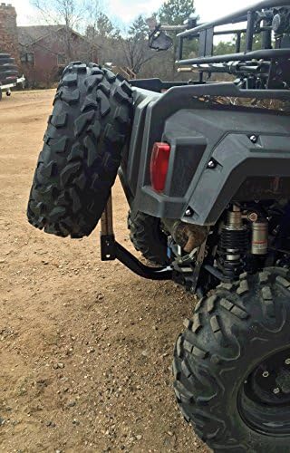 Hornet Outdoors UTV/ATV Quick Adjust Receiver Hitch Spare Tire Carrier Fits 2" Receiver U-4047 (Length 15")