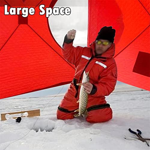 zhangpeng Draagbare Ijsvissen Tent Is Eenvoudig te Installeren Winter Vissen Tent Ijsvissen Tent Winddicht en Warme tent (B 210 * 180 * 180cm) - Image 6