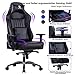 Produktbild KILLABEE großer Memory Foam Gaming Stuhl Verstellbarer Neigungswinkel Rückenwinkel und 3D-Arme Ergonomische hohe Rückenlehne aus Leder Exklusiver Computer-Schreibtisch Bürostuhl mit Metallsockel