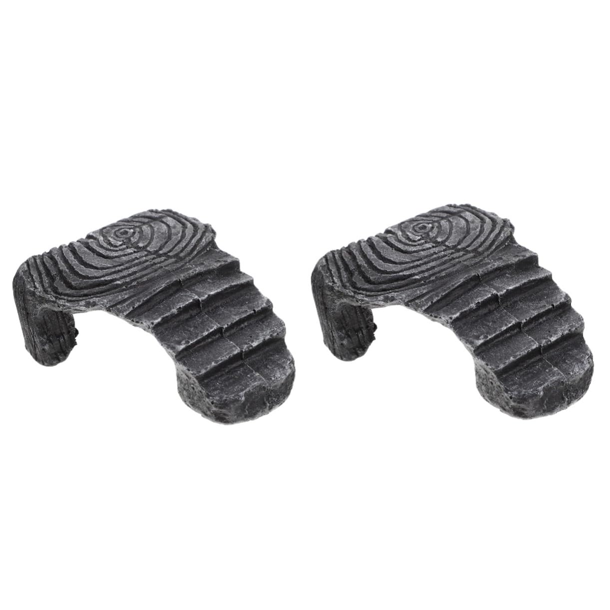 Didiseaon 2pcs Multi-Functional Turtle Habitat Accessory Reptile Lizard Pet Hiding Shelter