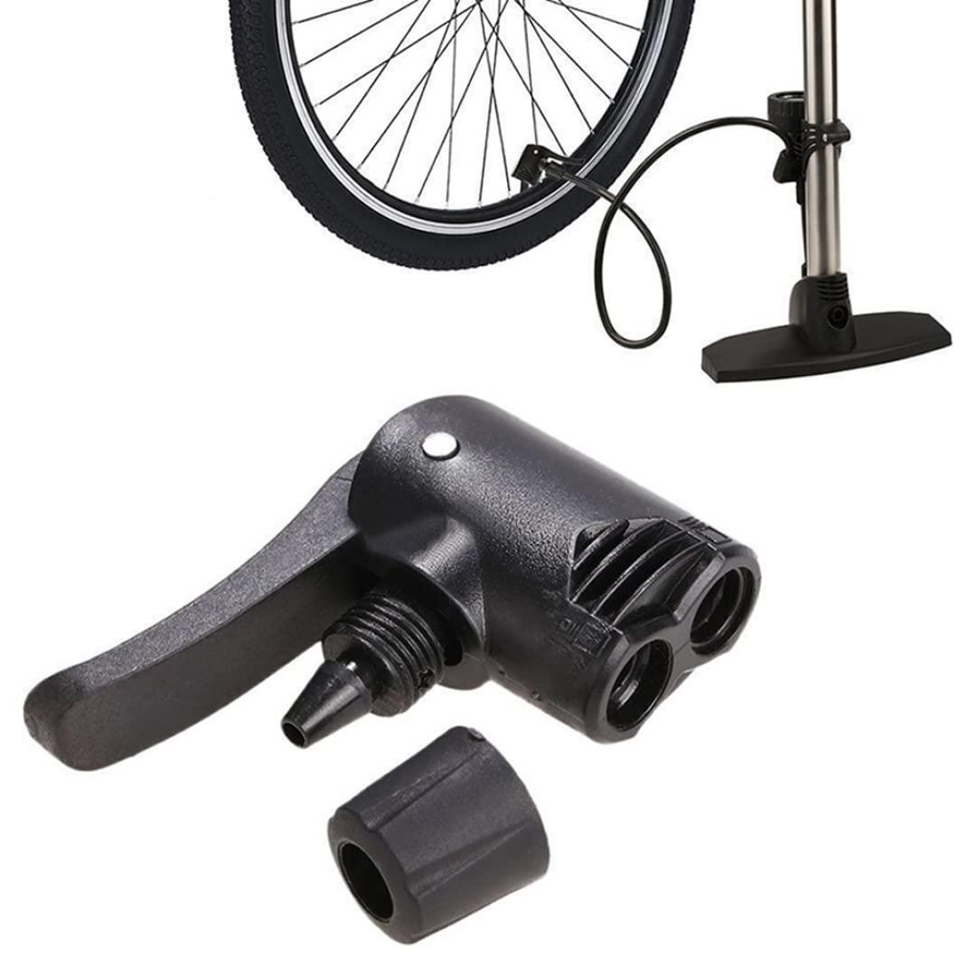 Lot De 2 Adaptateurs Valve Presta Pour Pompe à Vélo – Double Tête – Compatible Avec La Plupart Des Pompes