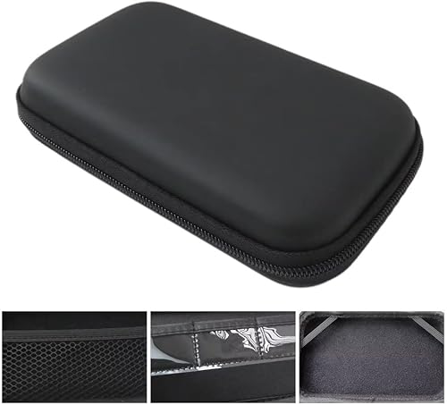 Miniatura 7 de Funda protectora compatible con Nintendo DS Lite NDSL 3DS, fundas de transporte adecuadas para viajes y fáciles de transportar, color negro