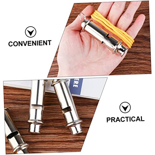 Silbato de seguridad de acero inoxidable pack 3 miniatura 4