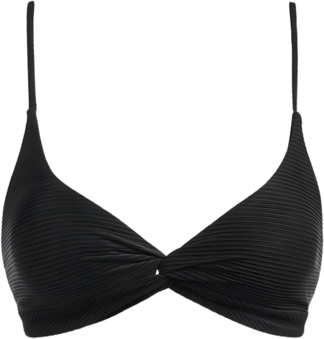 BERLOOK Women's Twist Backless Criss Cross Back Bathing Swimwear Cheeky Bikini Top