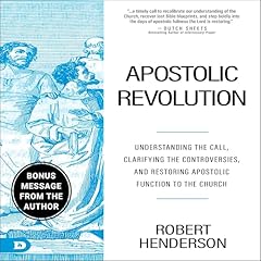 Apostolic Revolution Audiolibro Por Robert Henderson arte de portada