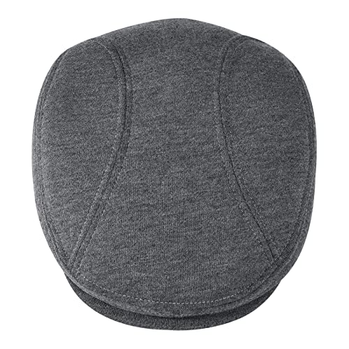 Image of Cotton Newsboy Hats for Men Adjustable Flat Cap Irish Fitted Cap