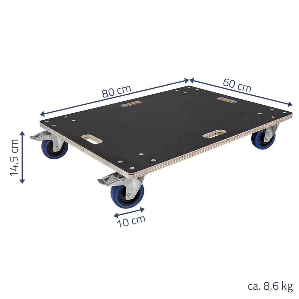 Trucky, Plateau à roulettes, Diable pour Meubles 800 kg Diable de Transport