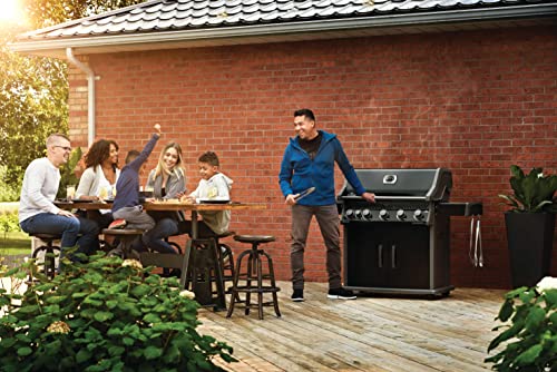 Napoleon Rogue Xt 625 Bbq Grill, Black, Propane Gas - Rxt625Sibpk-1 With Five Burners, Infrared Sear Station Side Burner, Barbecue Gas Cart, Folding Side Shelves, Instant Failsafe Ignition #TOP4