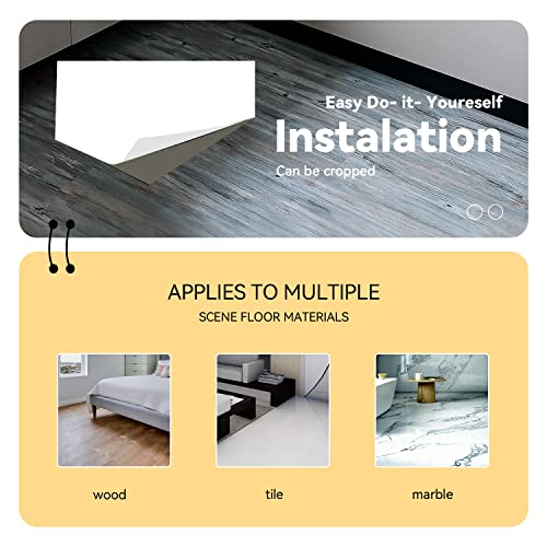 Auxua FS011 Peel And Stick Floor Tile 36 Pcs Vinyl Flooring - 36 Inch X 6", Vintage Waterproof Wood Flooring Planks thumb #8