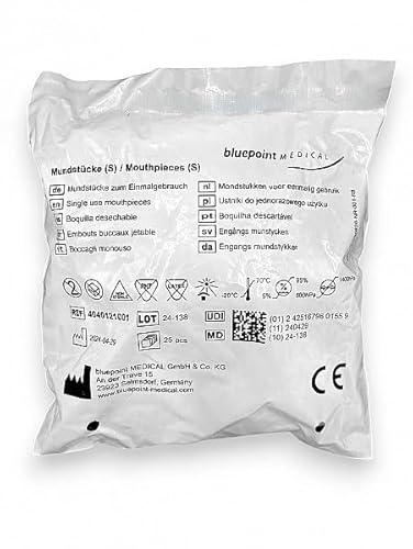 Packung mit 50 Einweg-Mundstücken für Alkoholtester M - B - C ALCOQUANT 6020 - Med