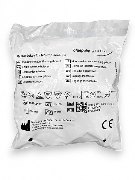 Confezione 50 BOCCAGLI MONOUSO Originali per ETILOMETRI ALCOTRUE M - B - C ALCOQUANT 6020 - Med