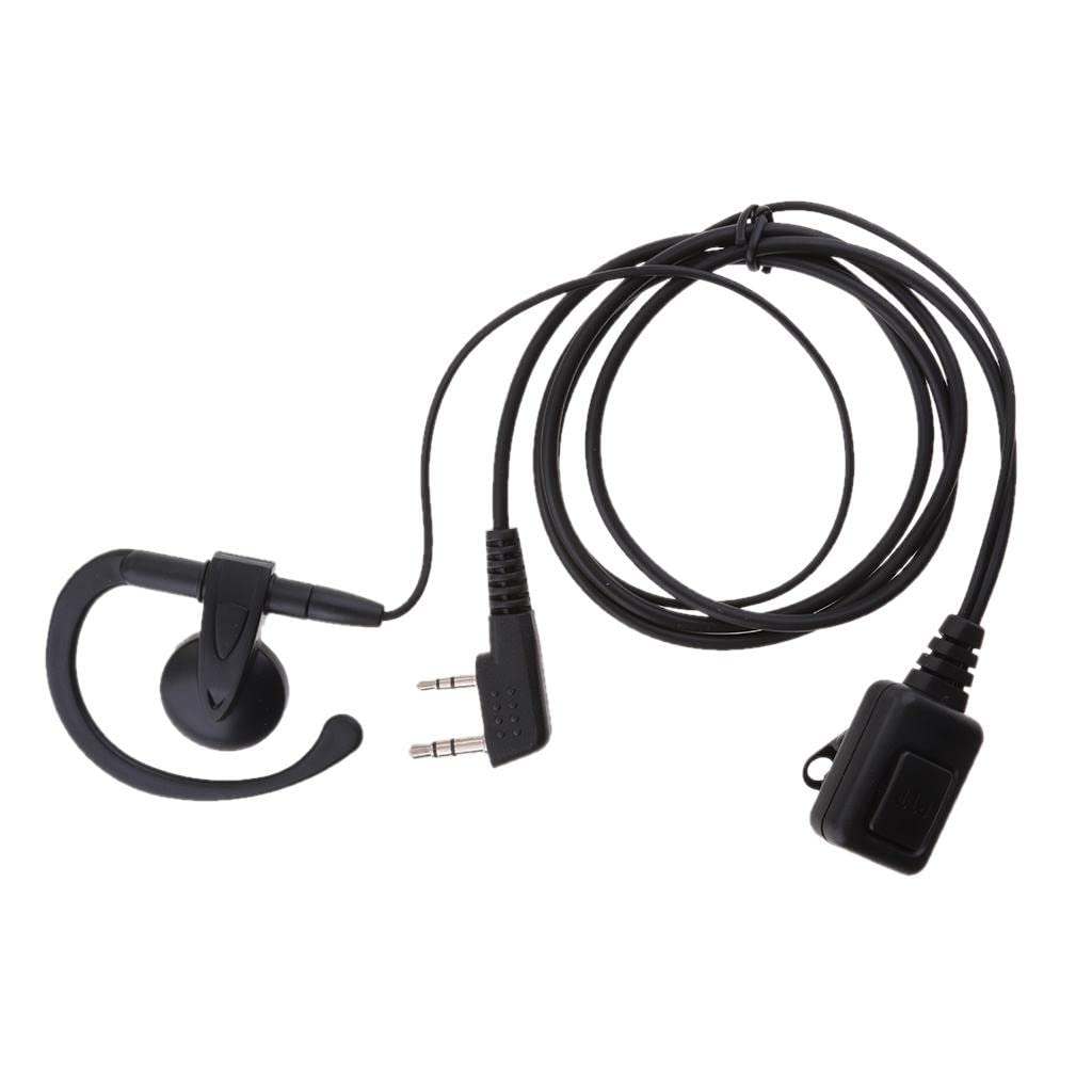 MERISHOPP 2 Pin G-Shape Security Headset Inline PTT Mic Earphone Earpiece for Walkie Talkie Two Way Radio|Consumer Electronics|Radio Communication|Parts & Accessories-picture-33