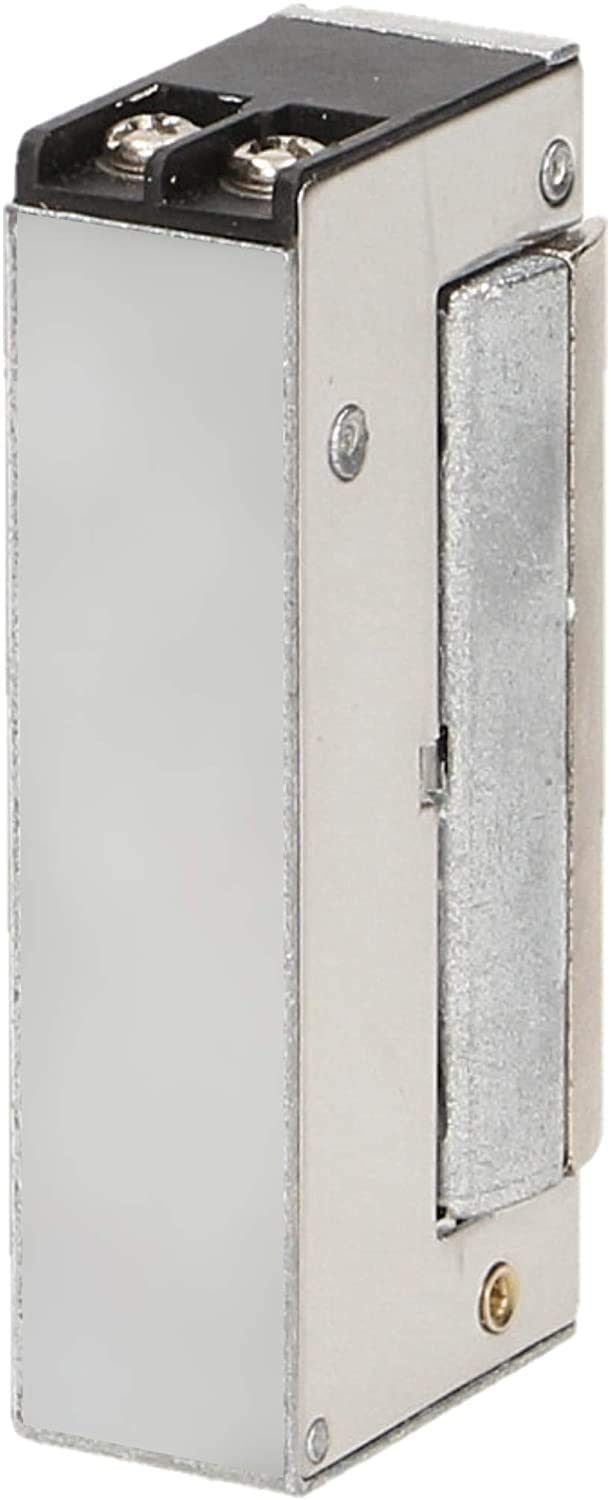 Mini Gache Electrique Pour Portes Gauche et Droite Symétrique Faible Courant 280mA pour 9-24V AC/DC Gâche à Emission (avec mémoire/verrouillage)
