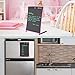 NEWYES 8.5 Inches LCD Writing Tablet with Lock Function Office Whiteboard Bulletin Board Kitchen Memo Notice Fridge Board Magnetic Daily Planner Gifts for Kids (Pink+Lanyard)