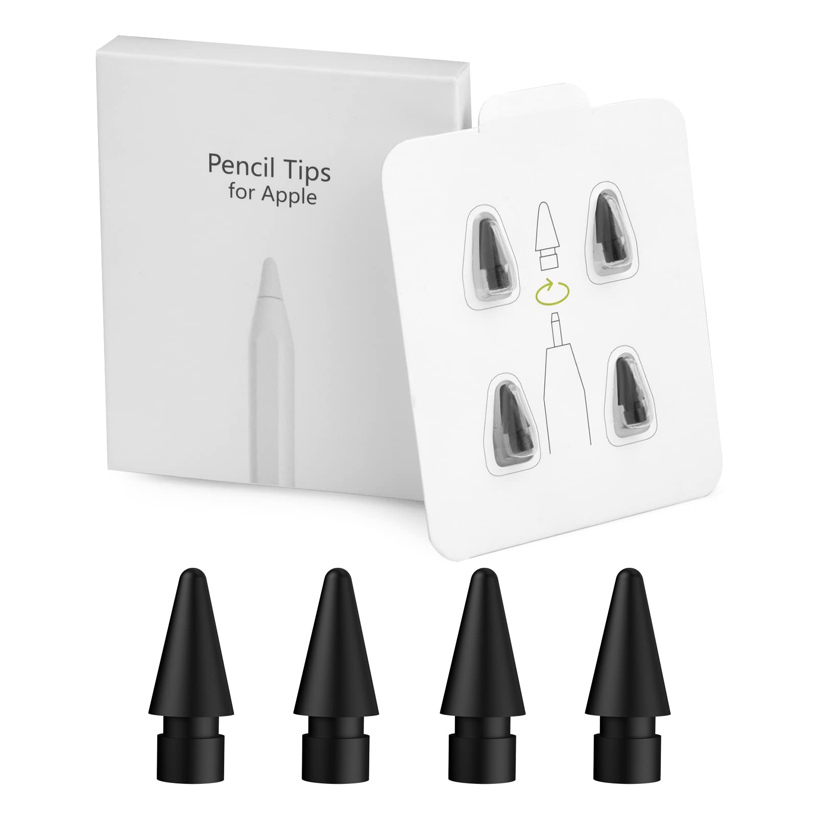 Amazon.co.jp: Zosylala Apple Pencil用チップ、スタイラスチップ