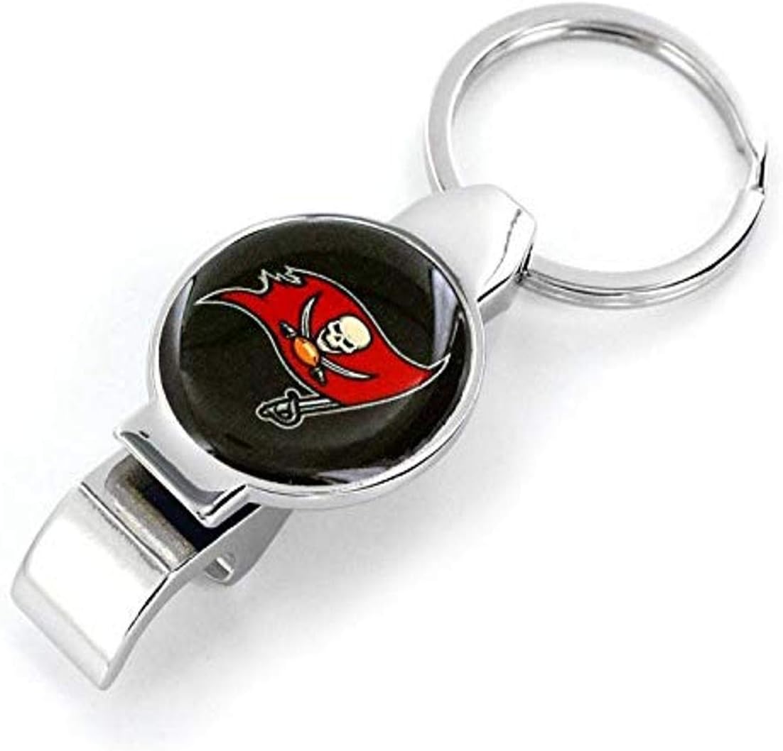 NFL Architect Bottle/Can Opener Keychain - Beverage Bottle Opener - Keychain Accessories for Keys, Bags & Purses