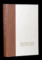 Reminiscences for My Family B001KQ4IWY Book Cover