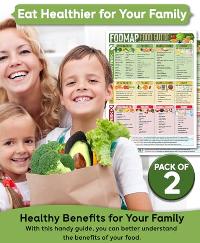 Image of Lone Star Art FODMAP Food Guide - IBS-Friendly Diet Poster & Chart, Safe Foods List, Digestive Health Guide, Dietary Restriction Nutrition Reference (Magnetic Sheet Poster 2 Pack, 8.5 inch x 11 inch)
