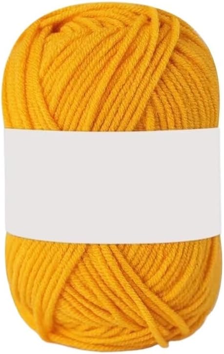 25g 4-Ply Milk Cotton Yarn for Crocheting Hand Knitting Blend(52)