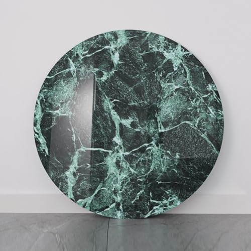 Xxbbyubo �~�` �嗝�΂̃p�^�[�� �^�[���e�[�u�� 60/70/80/90/100cm �傫��]�g���C �Č��ΐ� ��� ��]�� 360°��]�\ ����~�� �T�[�r���O�g���C���ؗ����p �_�C�j���O�e�[�u���p(Dark green,36inch)