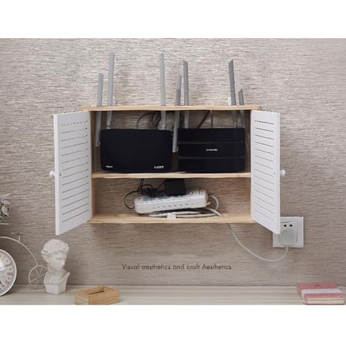 Boîte de rangement WiFi murale pour organiser les box internet - 3